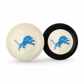 Detroit Lions Logo Cue Ball & 8 Ball, 755-1018