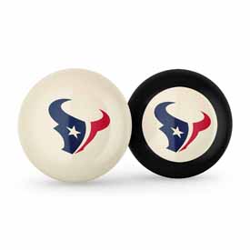 Houston Texans Logo Cue Ball & 8 Ball, 755-1034