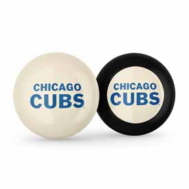 Chicago Cubs Logo Cue Ball & 8 Ball, 755-2005