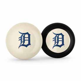 Detroit Tigers Logo Cue Ball & 8 Ball, 755-2015