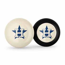 Houston Astros Logo Cue Ball & 8 Ball, 755-2025