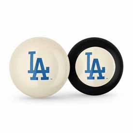 Los Angeles Dodgers Logo Cue Ball & 8 Ball, 755-2026