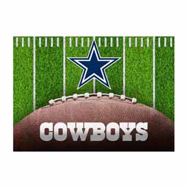 Dallas Cowboys 5x7 Football Field Washable Area Rug, 758-1002