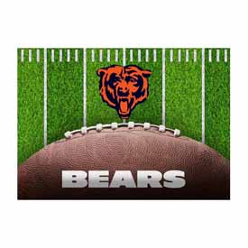 Chicago Bears 5x7 Football Field Washable Area Rug, 758-1019