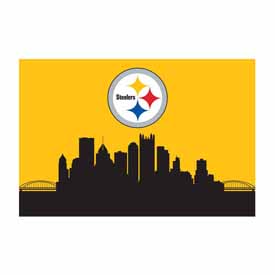 Pittsburgh Steelers 2x3 Hometown Washable Area Rug, 759-1004