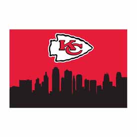Kansas City Chiefs 2x3 Hometown Washable Area Rug, 759-1006