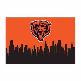 Chicago Bears 2x3 Hometown Washable Area Rug, 759-1019