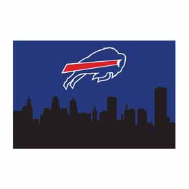 Buffalo Bills 2x3 Hometown Washable Area Rug, 759-1021