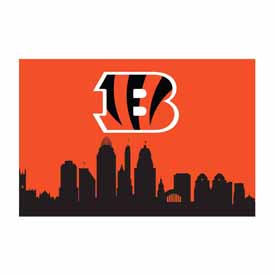 Cincinnati Bengals 2x3 Hometown Washable Area Rug, 759-1023