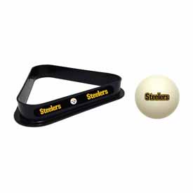 Pittsburgh Steelers Cue Ball & Ball Rack Set , 773-1004