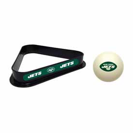 New York Jets Cue Ball & Ball Rack, 773-1038