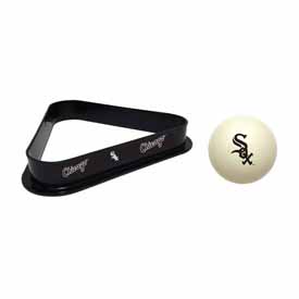 Chicago White Sox Cue Ball & Ball Rack, 773-2006