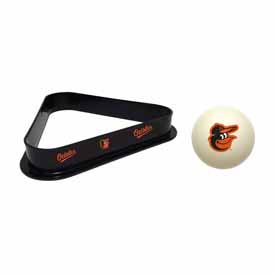 Baltimore Orioles Cue Ball & Ball Rack, 773-2014