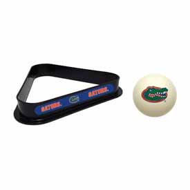 University Of Florida Cue Ball & Ball Rack, 773-3026