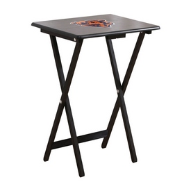 Chicago Bears 4 Tv Trays With Stand, 86-1019