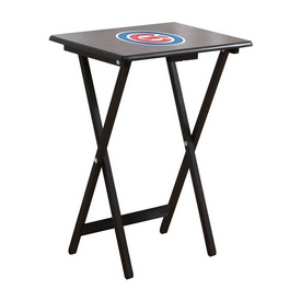 Chicago Cubs 4 TV Trays with Stand, 86-2005