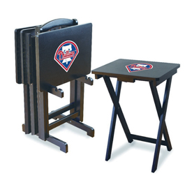 Philadelphia Phillies 4 TV Trays with Stand, 86-2029