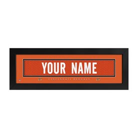 Cincinnati Bengals Name Plate Custom Print, FSUL1B06BENG Cincinnati Bengals Name Plate Custom Print, FSUL1B06BENG
