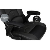 Oversized Video Gaming Chair Black/Black, 134-8001