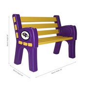 Baltimore Ravens Park Bench, 188-1025