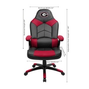 UNIVERSITY OF GEORGIA OVERSIZED GAMING CHAIR, 334-3008