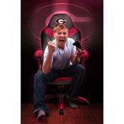 UNIVERSITY OF GEORGIA OVERSIZED GAMING CHAIR, 334-3008