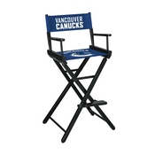 Vancouver Canucks Bar Height Directors Chair, 400-4108