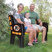 Philadelphia Flyers Park Bench, 488-4004