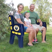 Buffalo Sabres Park Bench, 488-4016