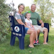 Colorado Avalanche Park Bench, 488-4018