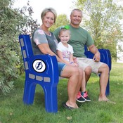 Tampa Bay Lightning Park Bench, 488-4029