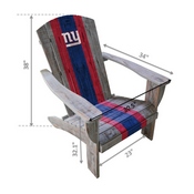 New York Giants Wooden Adirondack Chair, 511-1013