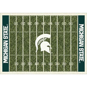 Michigan State Homefield Rug