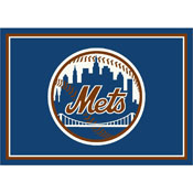 New York Mets 4x6 Spirit Rug, 521-2002