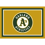 Oakland Athletics 4x6 Spirit Rug, 521-2018