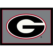 University Of Georgia 4x6 Spirit Rug, 521-3008