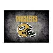 GREEN BAY PACKERS 4X6 DISTRESSED RUG, 522-5001