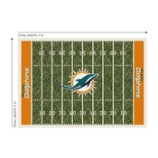 Pittsburgh Steelers 6'x8' Homefield Rug, 524-5004