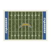 Los Angeles Chargers 6'x8' Homefield Rug, 524-5036