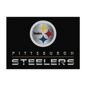 Pittsburgh Steelers 6'x8' Chrome Rug, 527-5004