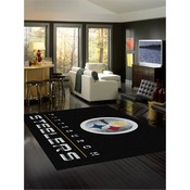 Pittsburgh Steelers 6'x8' Chrome Rug, 527-5004