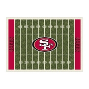 San Francisco 49ers 8'x11' Homefield Rug, 528-5005