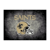 New Orleans Saints 8'x11' Distressed Rug, 530-5031