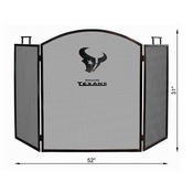 Houston Texans Fireplace Screen, 536-1034