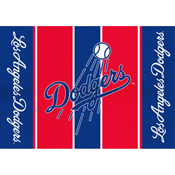 Los Angeles Dodgers 6X8 VICTORY RUG, 542-2026