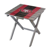 SAN FRANCISCO 49ERS FOLDING ADIRONDACK TABLE, 544-1005