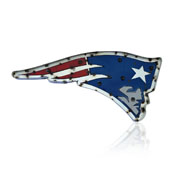 New England Patriots Logo Lighted Recycled Metal Sign, 545-1011