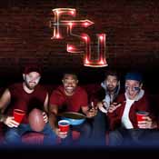 FSU Logo Lighted Recycled Metal Sign, 545-3003