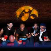 University of Iowa Logo Lighted Recycled Metal Sign, 545-3018