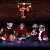 Texas Tech Logo Lighted Recycled Metal Sign, 545-3034